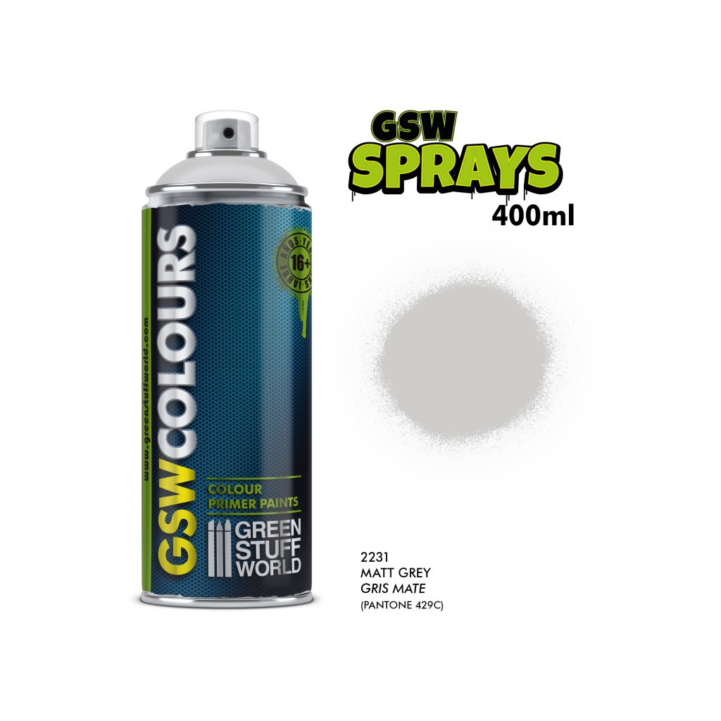 Sous-Couche Green Stuff World - Gris Mat