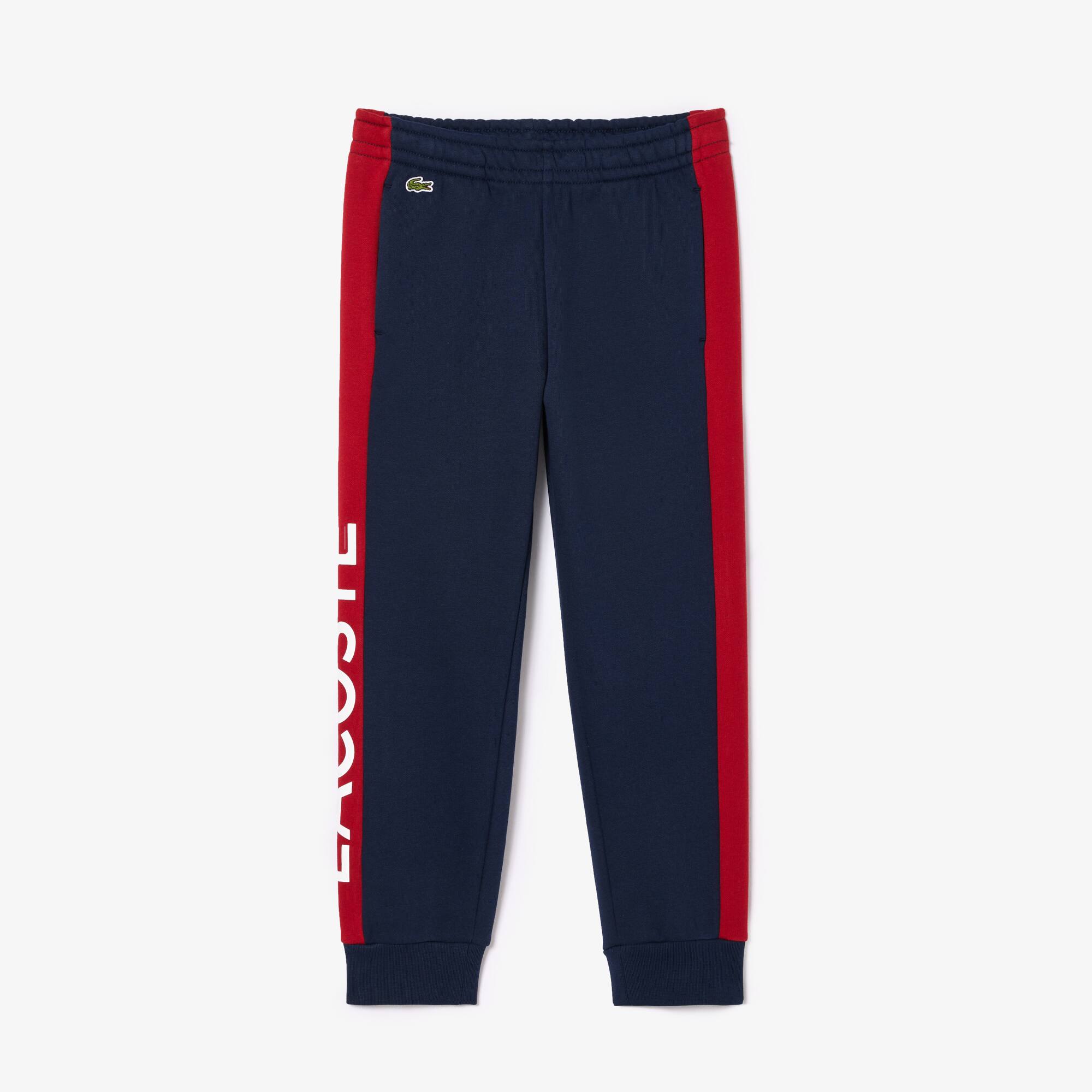 Kinder LACOSTE Trainingshose aus Bio-Baumwolle und recyceltem Polyester Hosen - Blau - Lacoste - Kinder