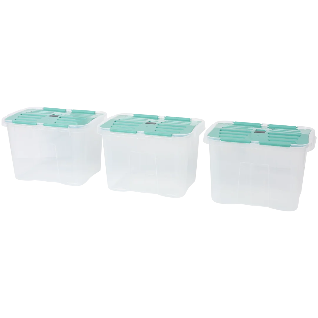 Boîtes de rangement avec couvercle Heidrun