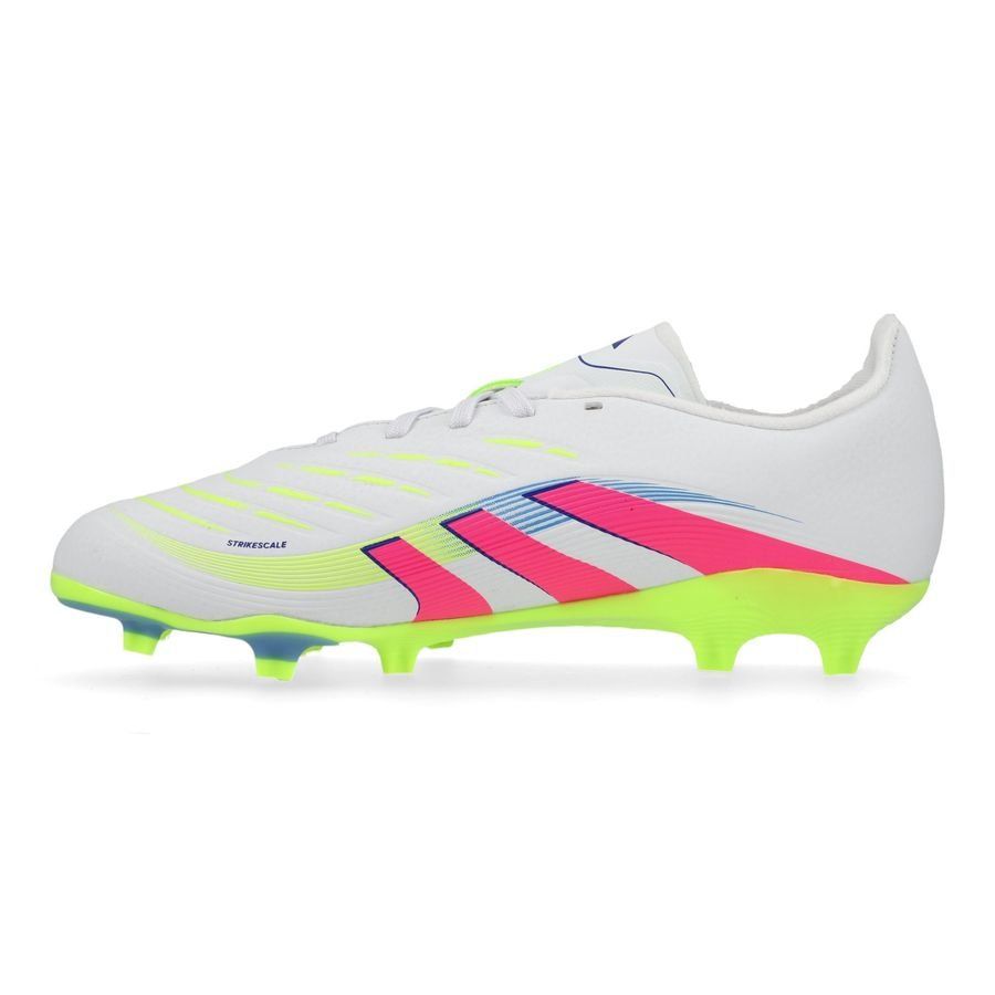 adidas Predator League FG/AG Celestial Victory - Blanc/Lucid Pink/Lucid Lemon Enfant