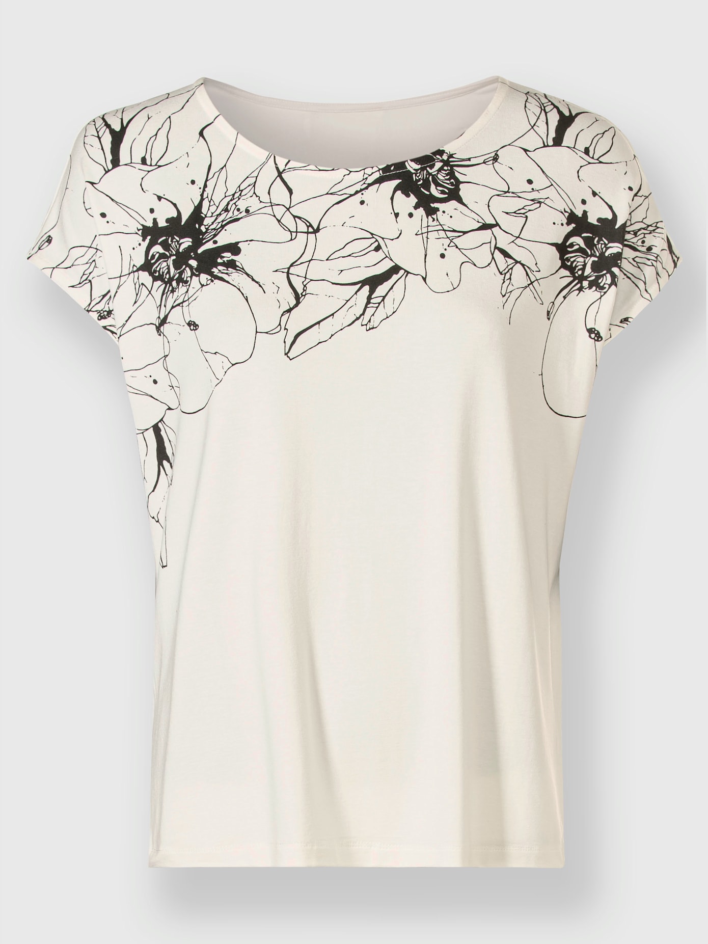 T-shirt à manches courtes qualité viscose douce