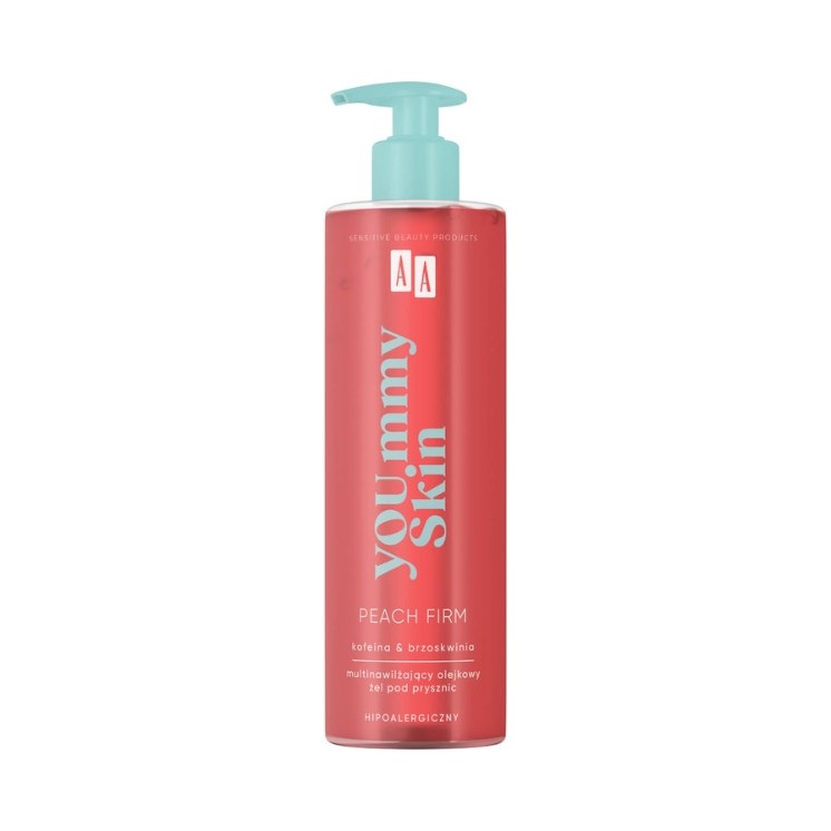 AA Yoummy Skin Peach Firm multi-hydraterende olie-douchegel 400 ml