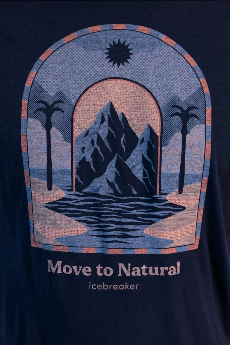 icebreaker Merino 150 Tech Lite III Mountain Gateway Herren T-Shirt