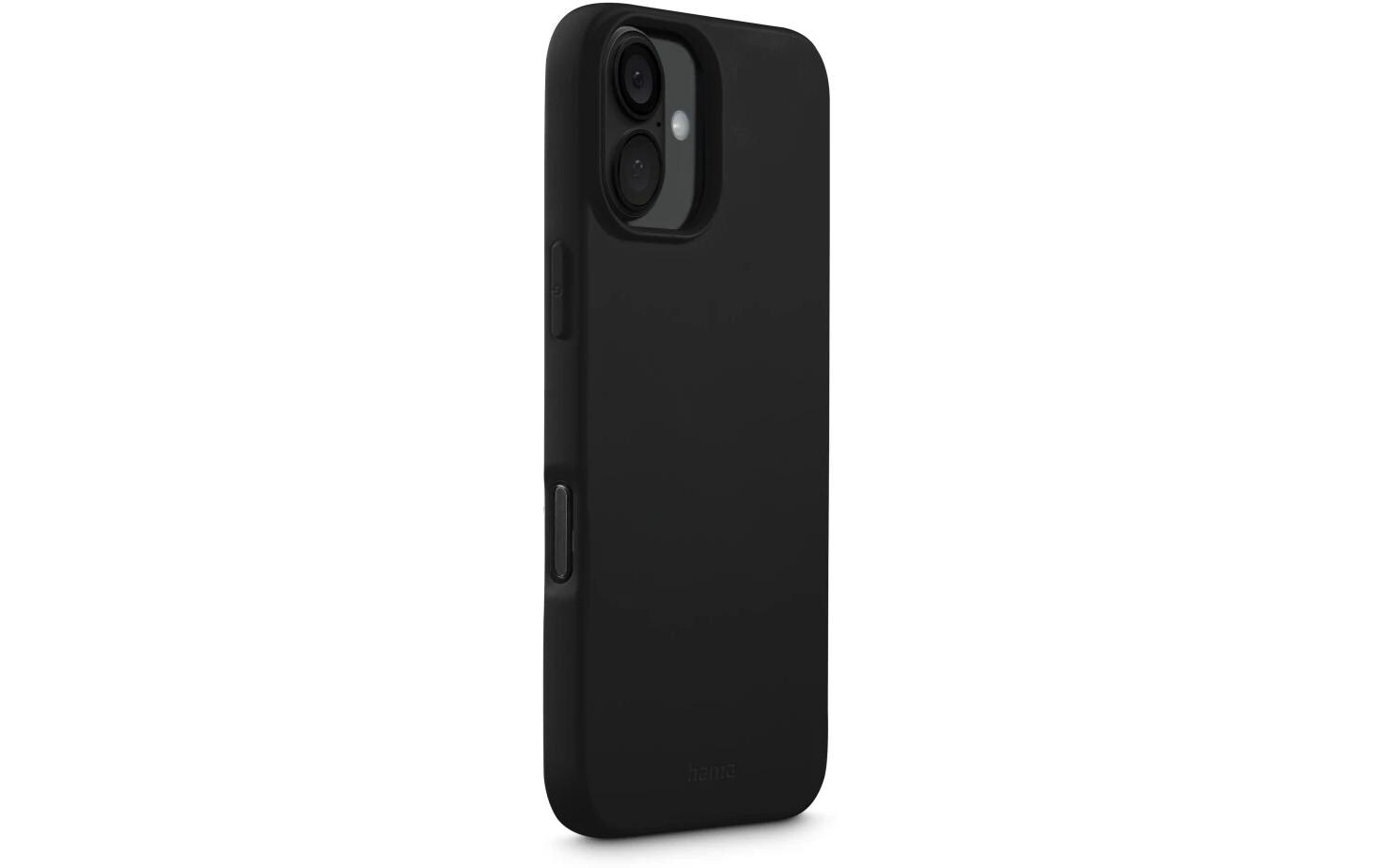 Back Cover MagCase Fantastic Feel Schwarz für iPhone 16 PlusHama Fantastic Feel Handy-Schutzhülle 17 cm (6.7