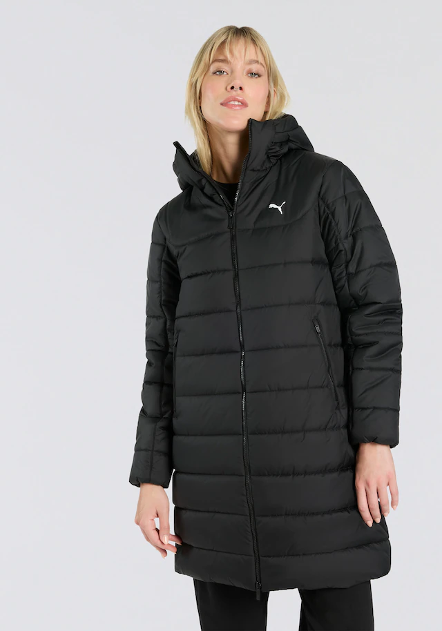 PUMA Winterjacke »ESS HOODED PADDED PARKA« mit Kapuze