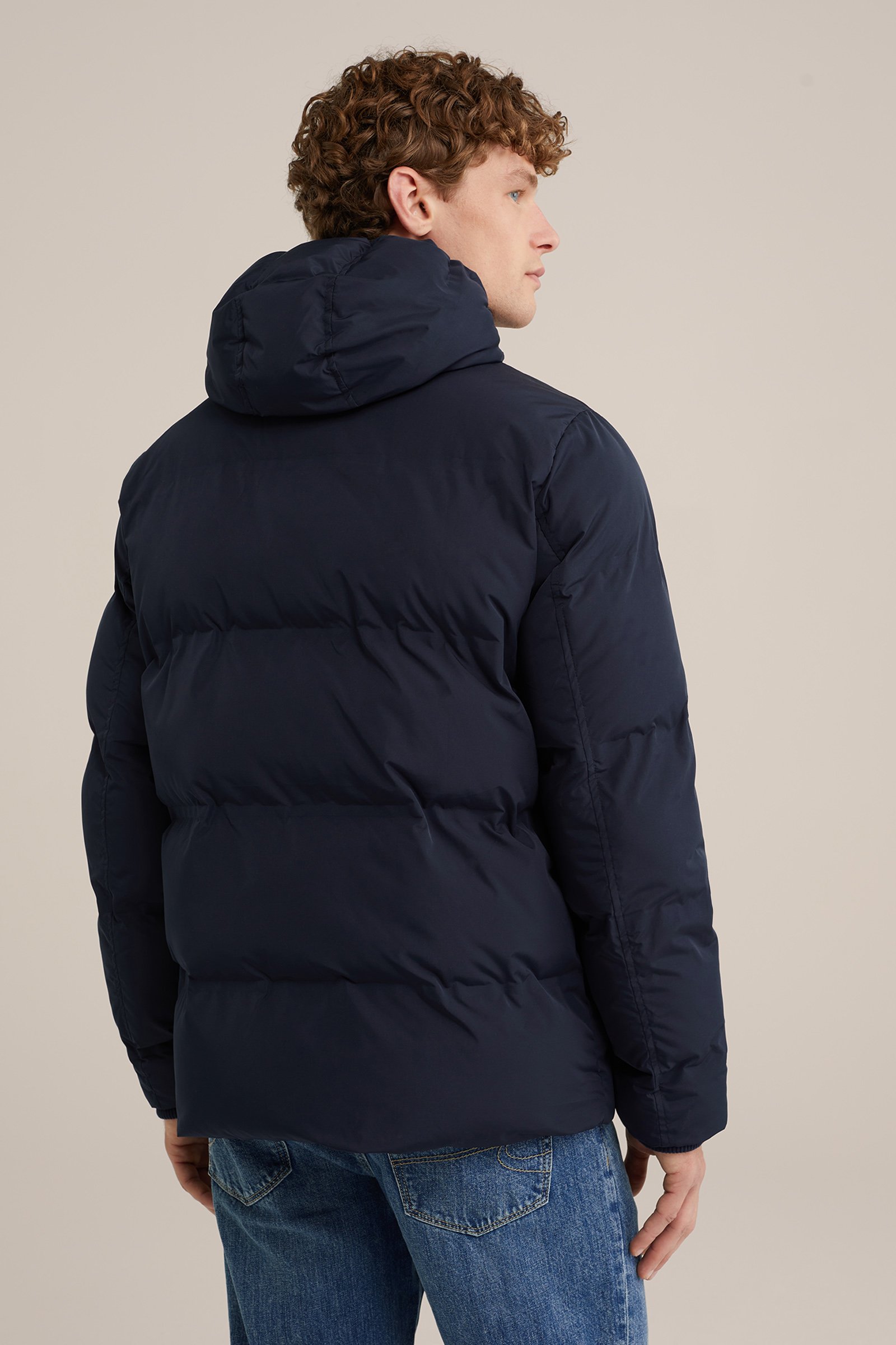 pufferjacket WE Fashion Donkerblauw