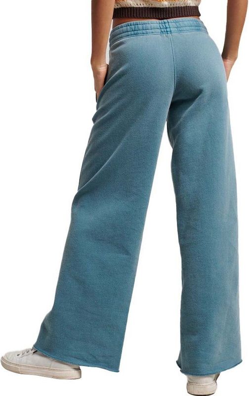 Superdry Vintage Wash Straight Joggingbroeken Blauw Vrouw