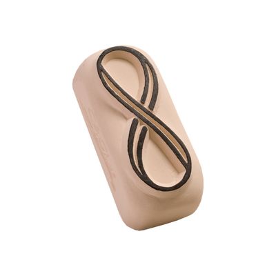 LaDot - Pierre pour tatouage éphémère - en céramique - taille M (2 x 4 cm) - infini