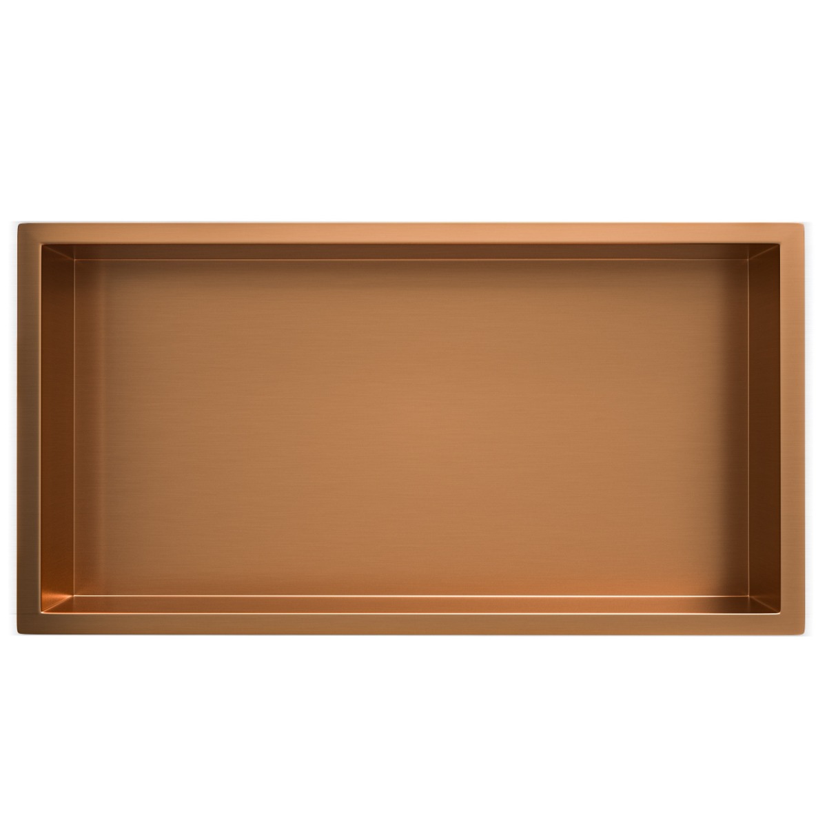 Mueller Bronzo inbouwnis 60x30x10cm geborsteld brons koper