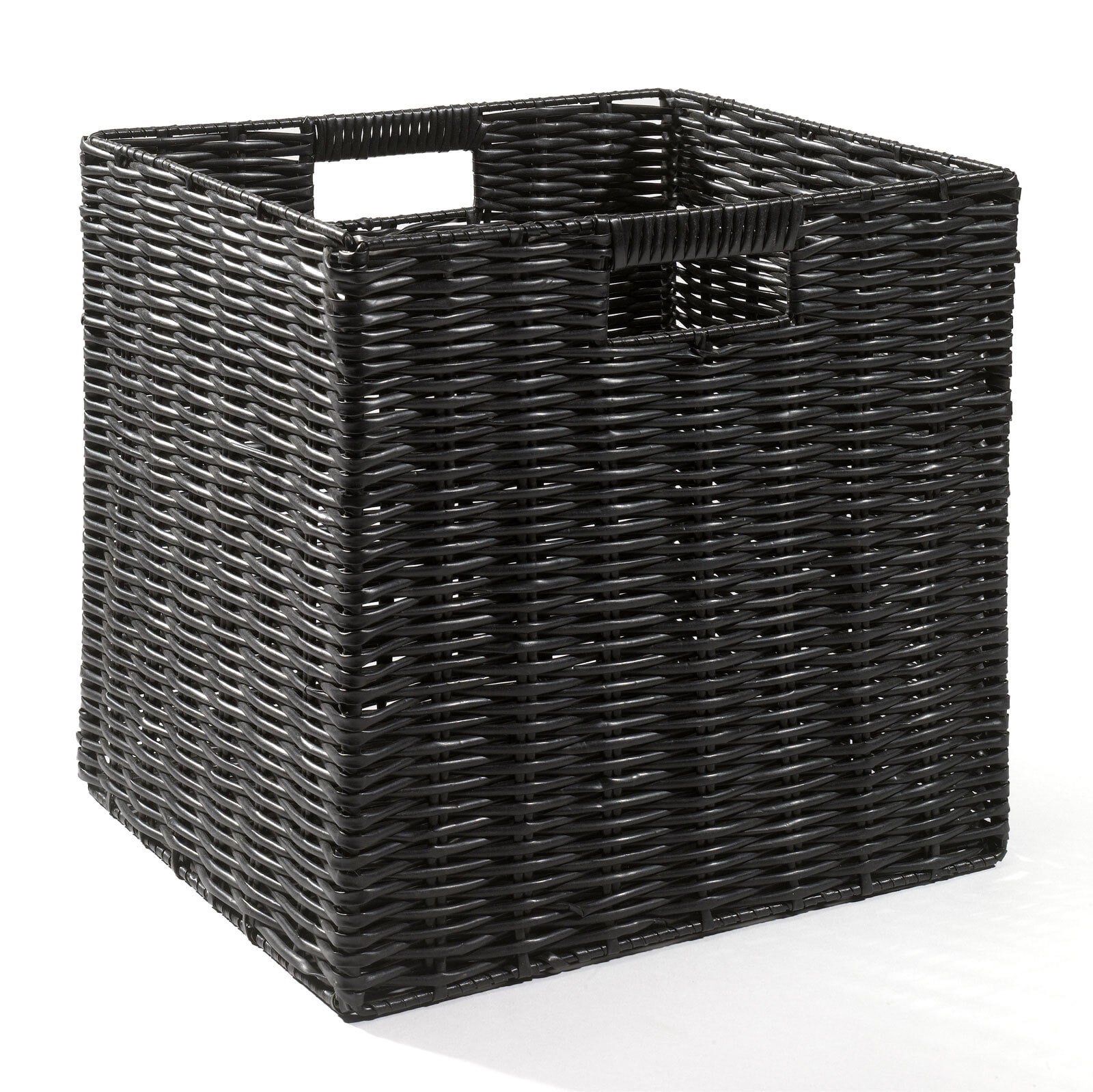 casaNOVA Aufbewahrungskorb faltbar 32 x 28 cm schwarz