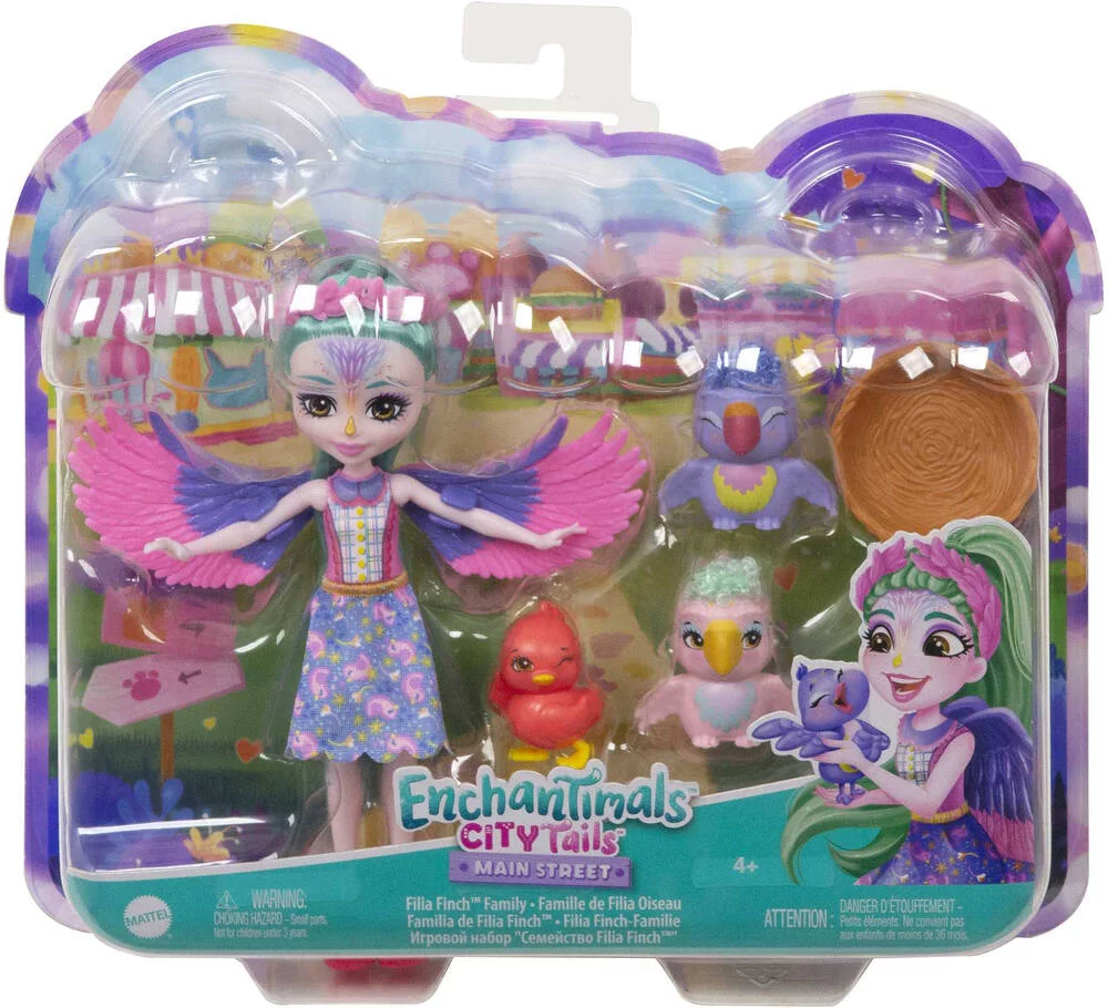 ENCHANTIMALS - BETES CITADINES - POUPEE FILIA FINCH