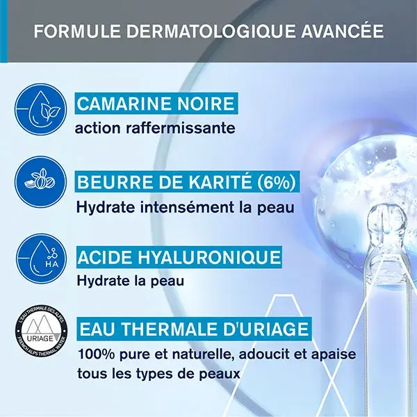 Bálsamo Corporal Nutritivo Derretente com Água Termal Uriage para Pele Seca 200ml