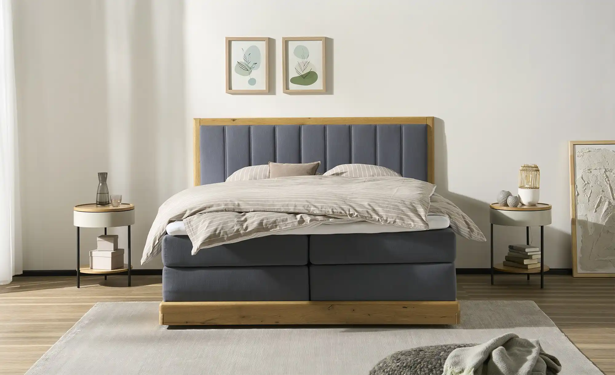 Switch Refresh Massivholz-Boxspringbett Alma