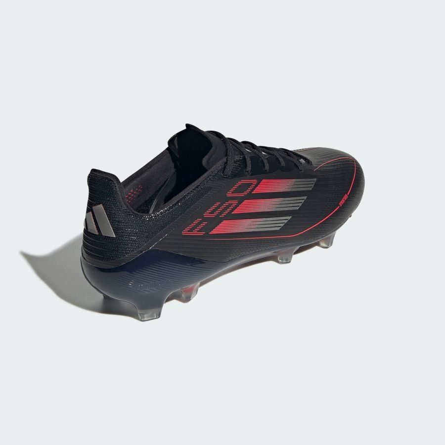 adidas F50 Elite FG Stealth Victory - Noir/Argenté/Lucid Red
