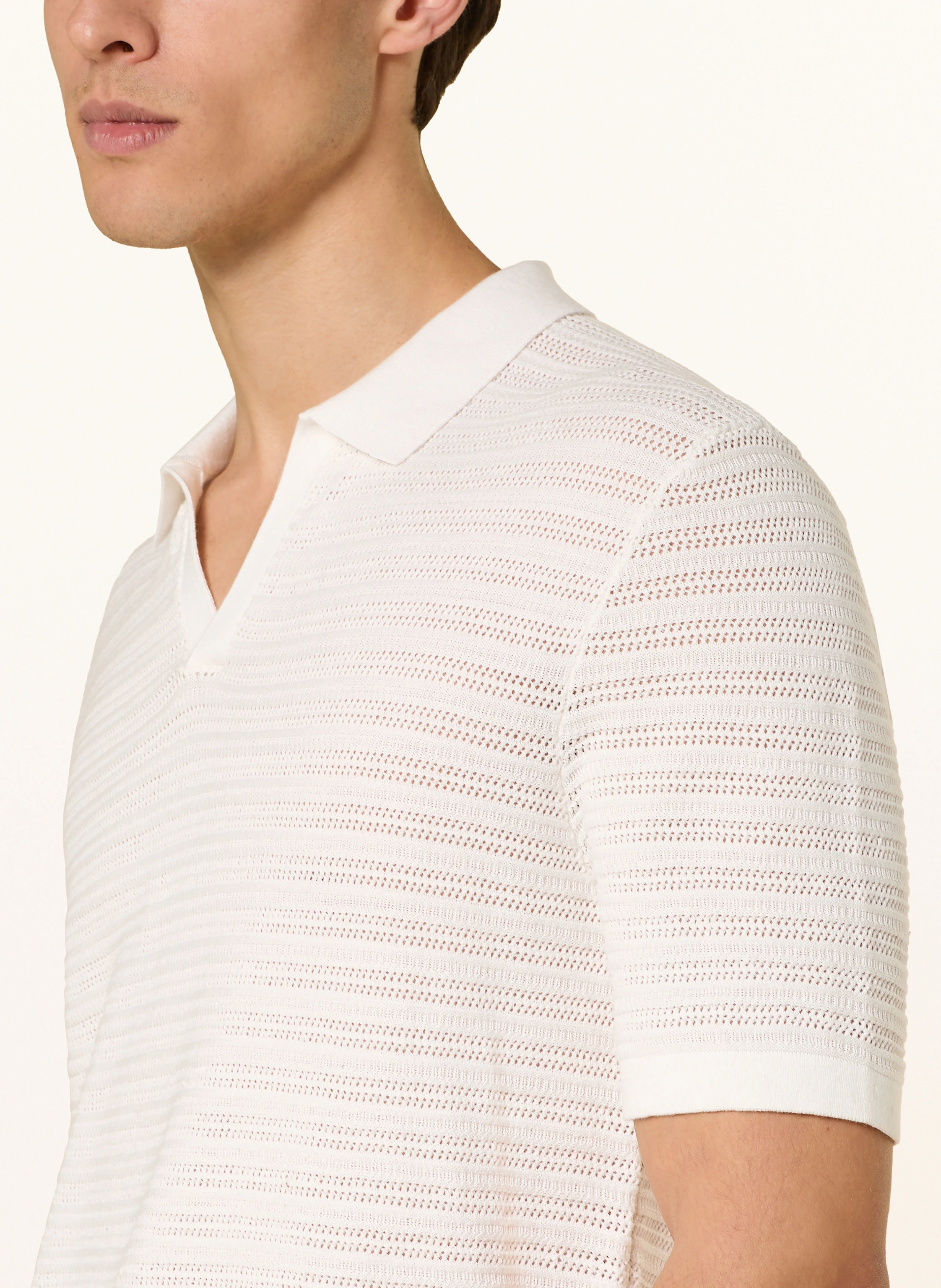 STROKESMAN'S Strick-Poloshirt