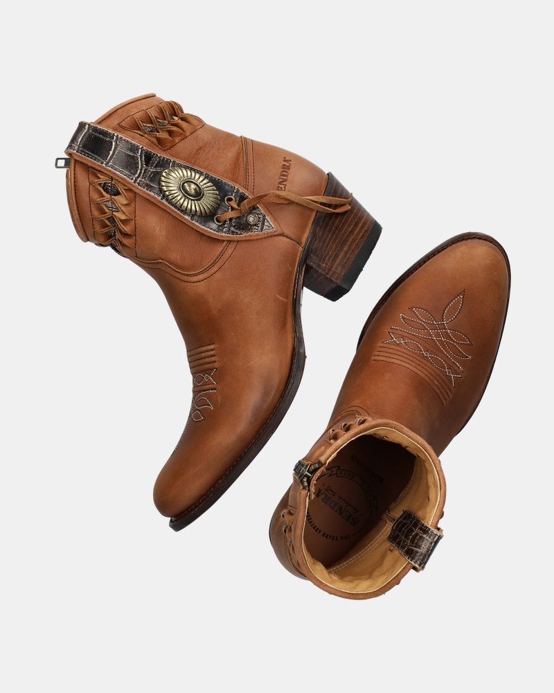 Sendra 14095 Debora Cowboylaarzen  - cognac