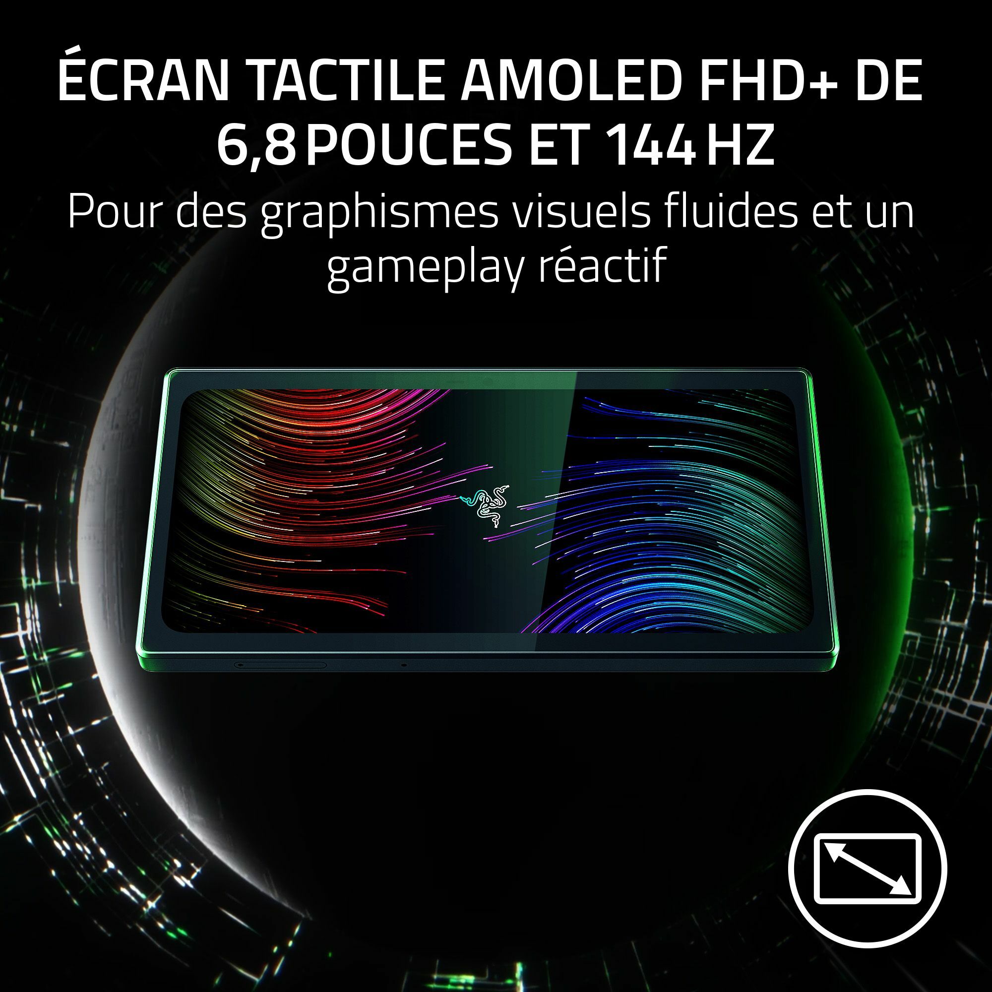 Console portable Razer Edge WiFi Gaming Tablet avec contrôleur Razer Kishi v2 Pro