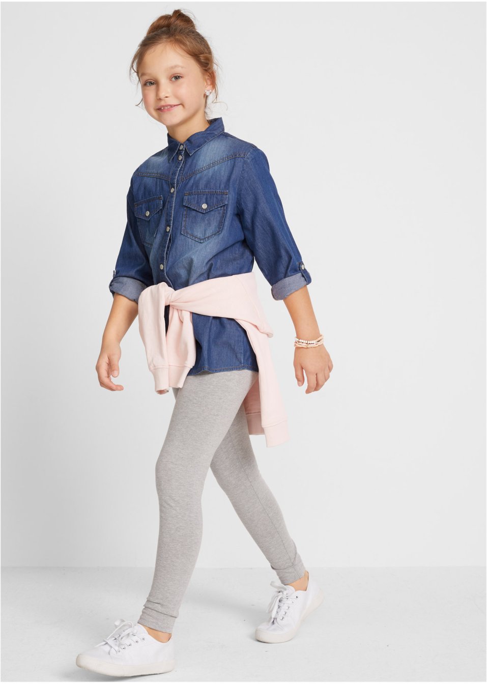 Lot de 2 leggings fille