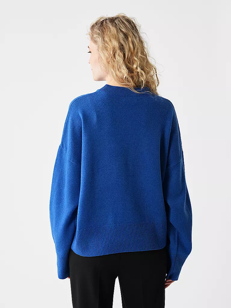 DAVIDA Kaschmirpullover dunkelblau