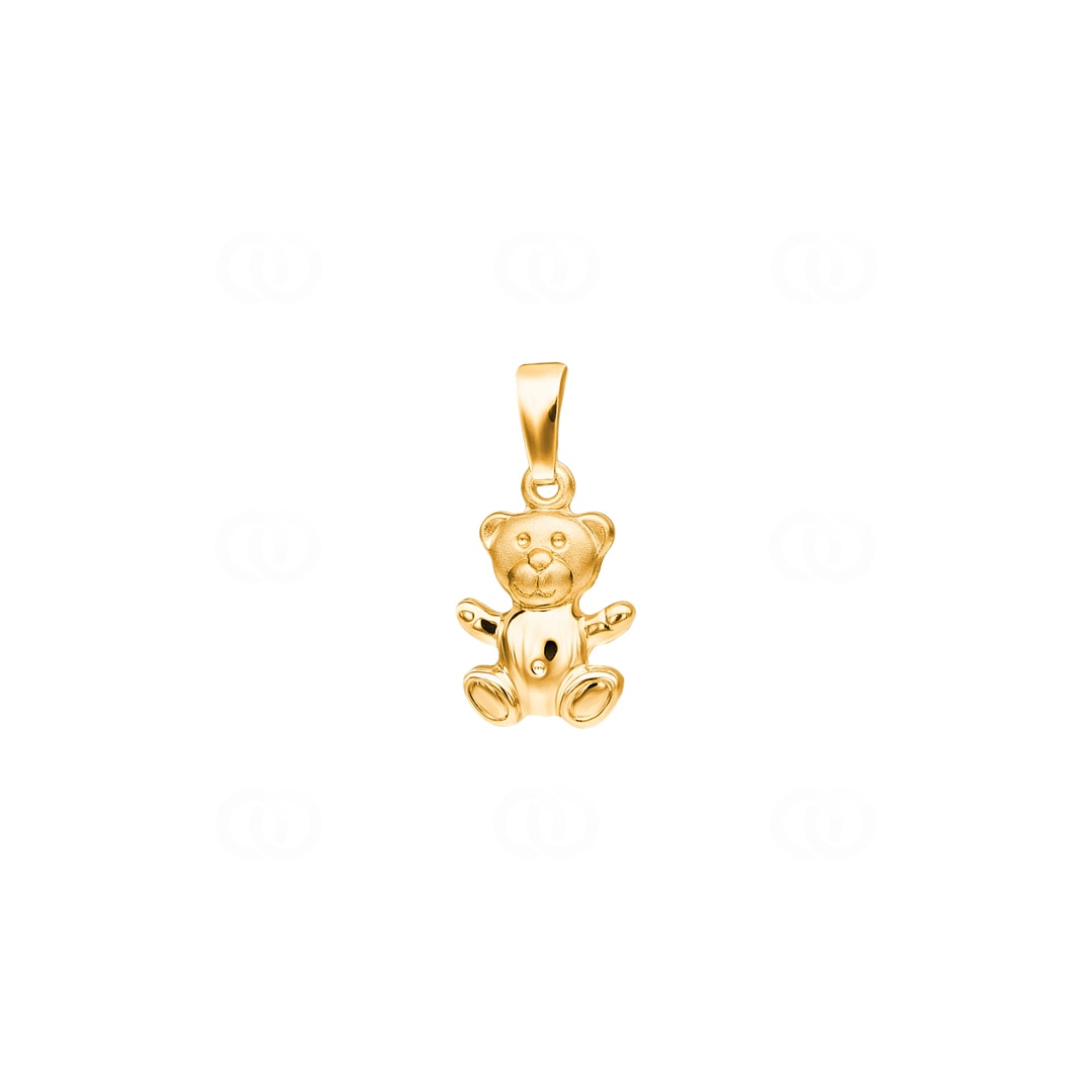 Anhänger 750/18 K Gelbgold Bär