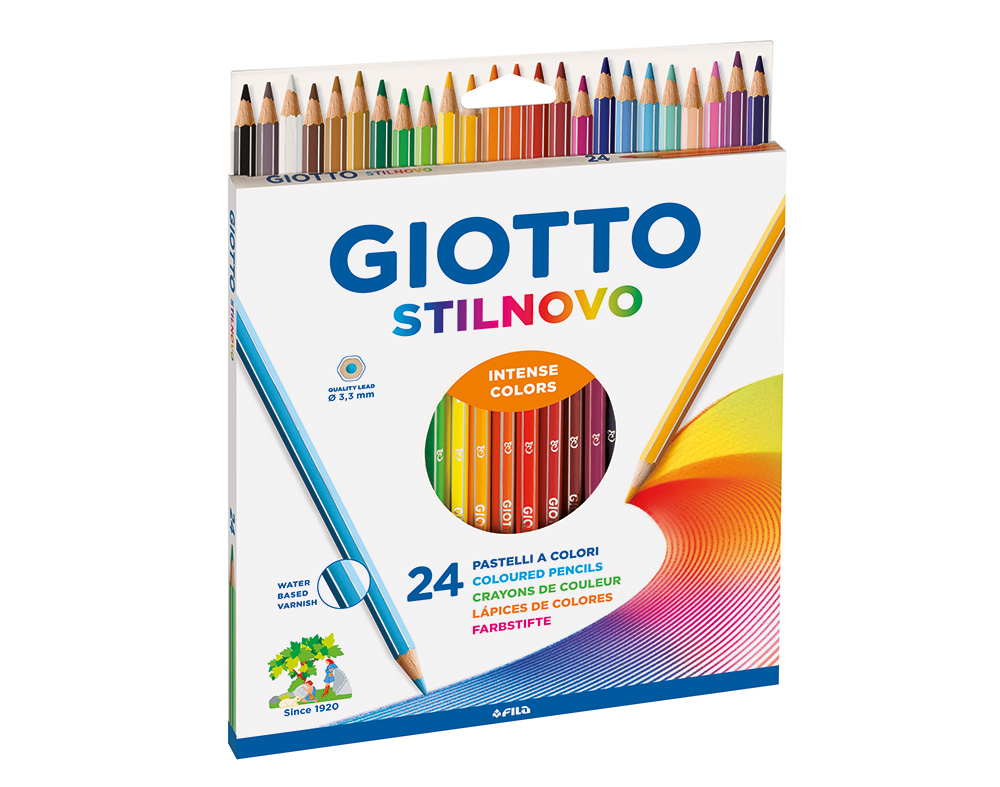 LÁPIS DE COR STILNOVO GIOTTO 24 UNIDADES