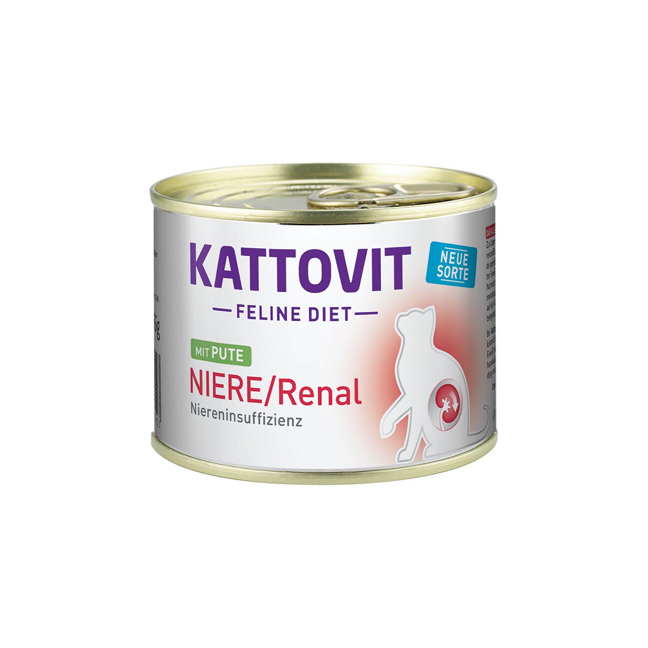 KATTOVIT Feline Diet Nassfutter Katze Niere/Renal Adult Pute 12x185 g