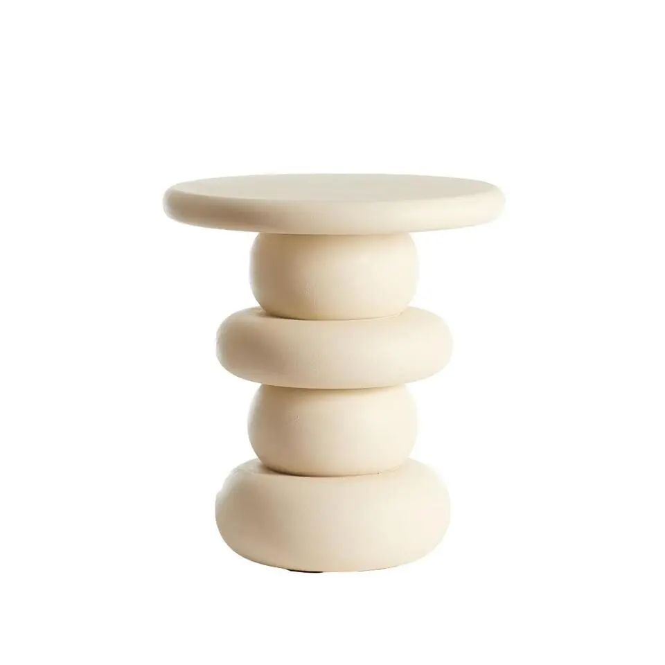 Light & Living - Azalas bijzettafel - hout crème