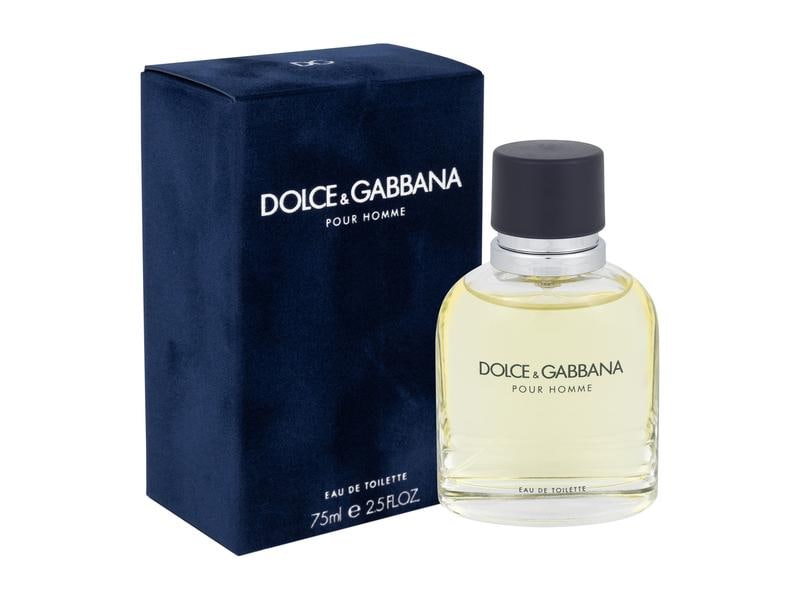 Dolce & Gabbana Eau de Toilette Pour Homme 75 ml Frischer und würziger Duft für Herren