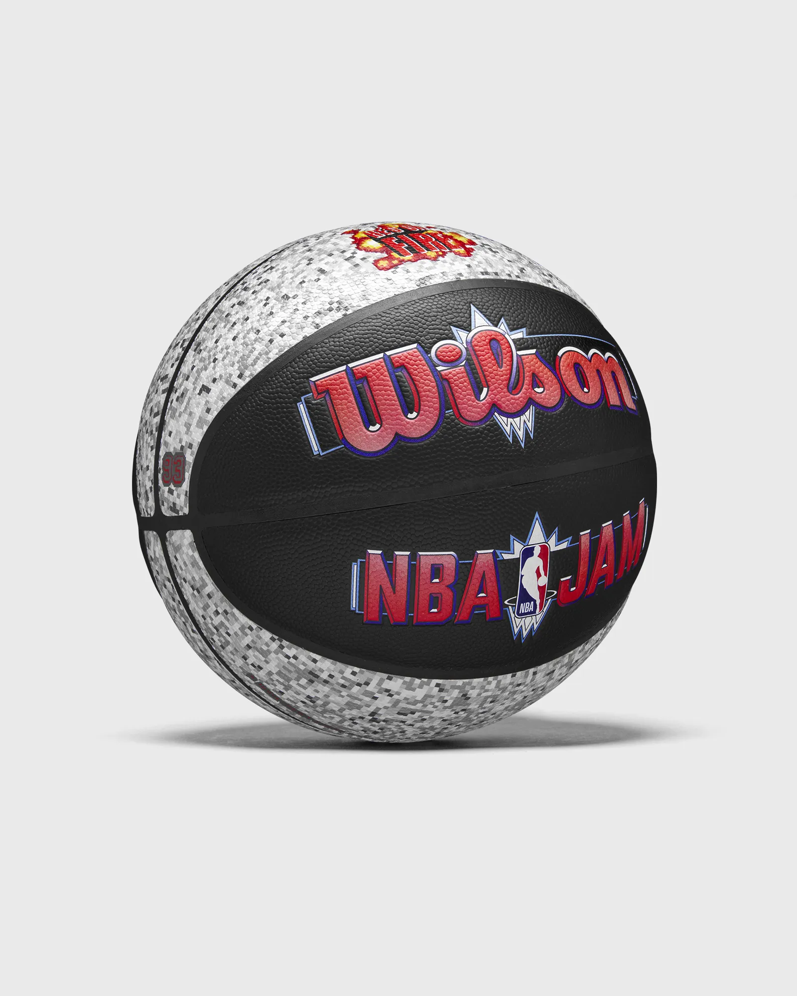 Bola de basquete Wilson NBA Jam para ambientes internos e externos, tamanho 7.