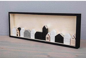 Gietmal - Siliconen - Voor 15 Betonnen Huisjes - 14,5x26x1,5cm