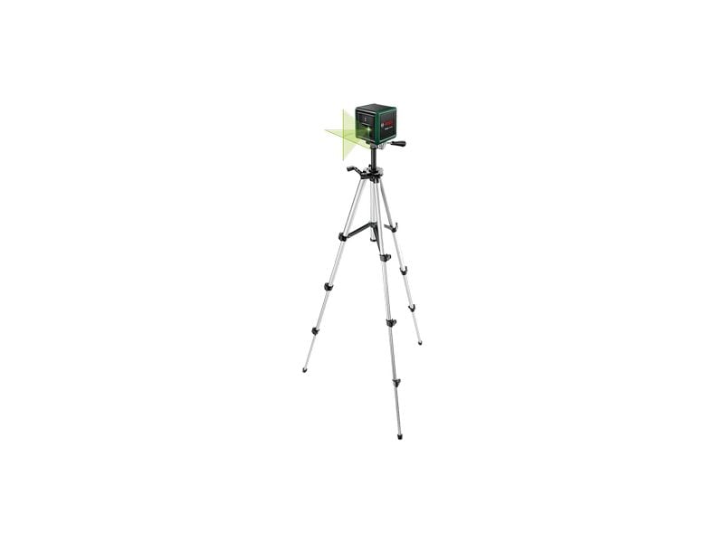 Bosch Kreuzlinien-Laser Quigo Green 12 m Grüner Kreuzlinienlaser für verschiedenste DIY-Projekte