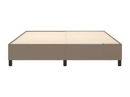 Sommier à lattes de lit Taupe 160x200 cm Tissu