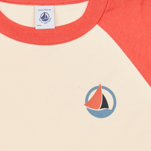 Petit Bateau - LOCAS - Blanc / Orange