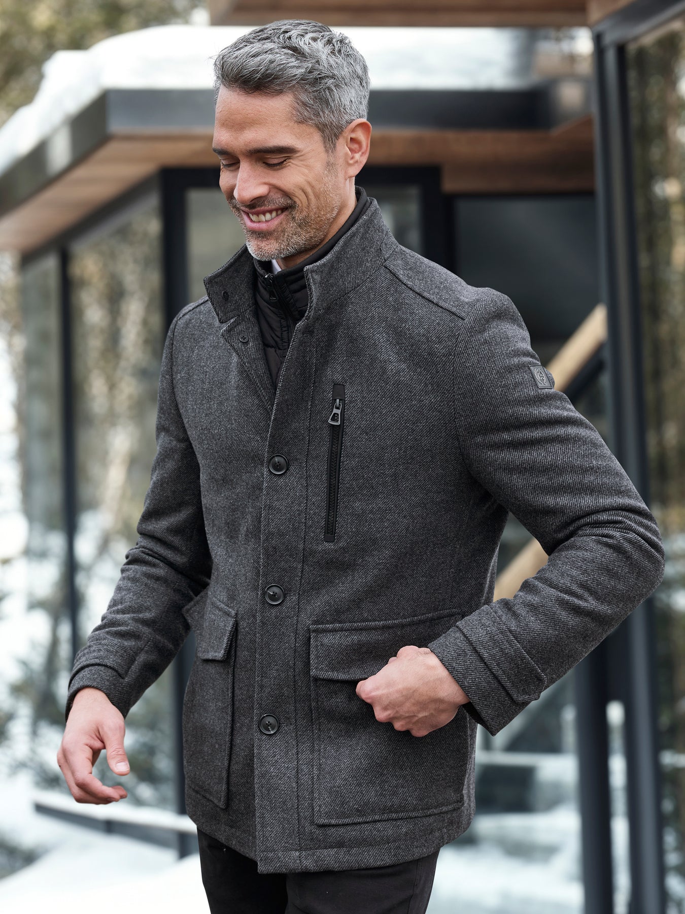 Herren Wolljacke