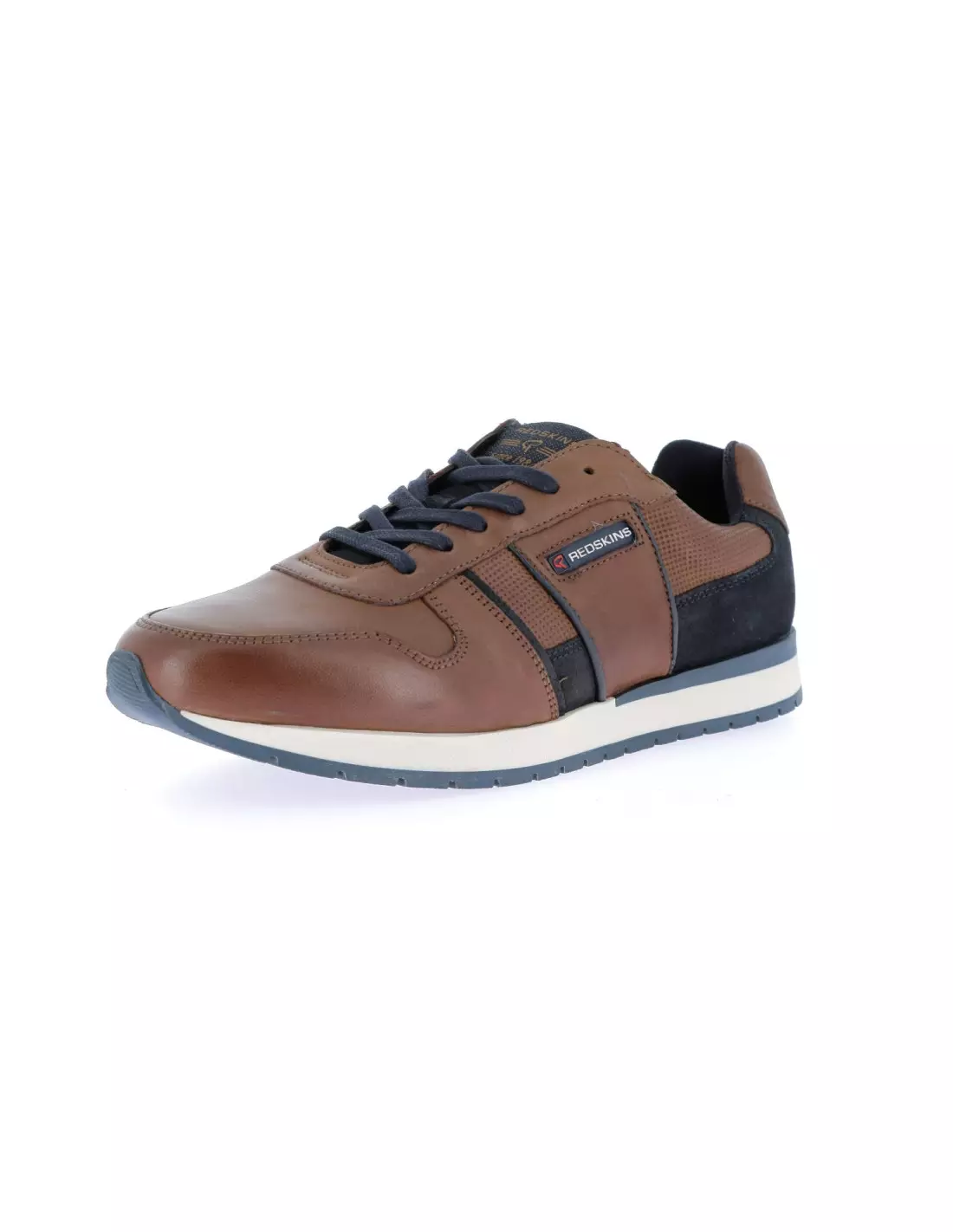 REDSKINS AFFAIRI 2 - Baskets COGNAC+MARINE