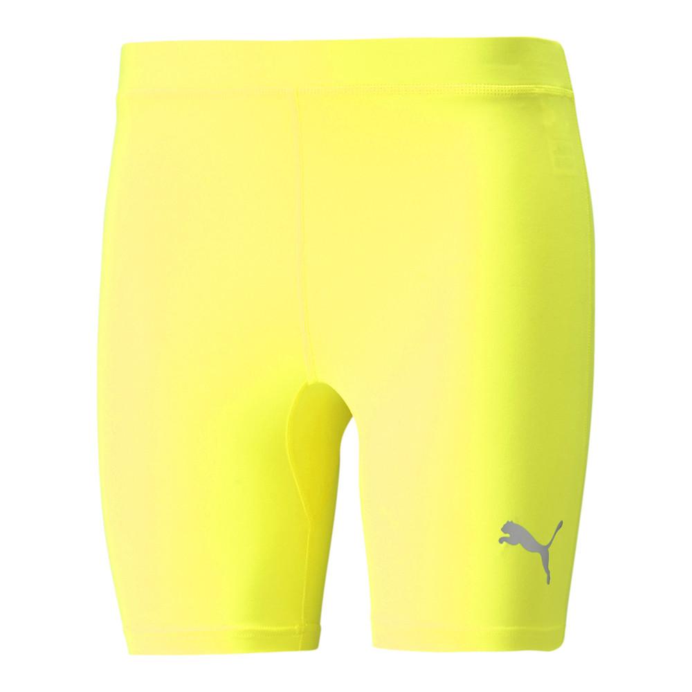 Puma Short de compression Jaune Fluo Homme Puma Basela