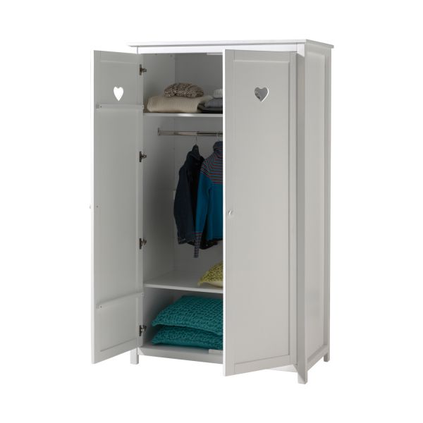 Vipack Amori Kledingkast Wit 2-Deurs