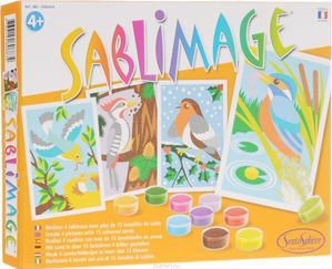 Sentosphère - Knutselset Vogels - Zandschilderijen - Creatief Speelgoed