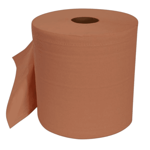 Bobine d'essuyage chamois 2 plis 1500 formats 19,5 x 25 cm certifié Ecolabel  Paredes