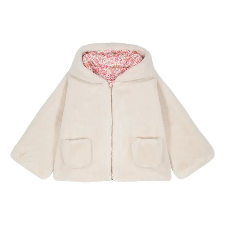 Louise Misha Manteau Réversible Façon Fourrure Felvet | Rose