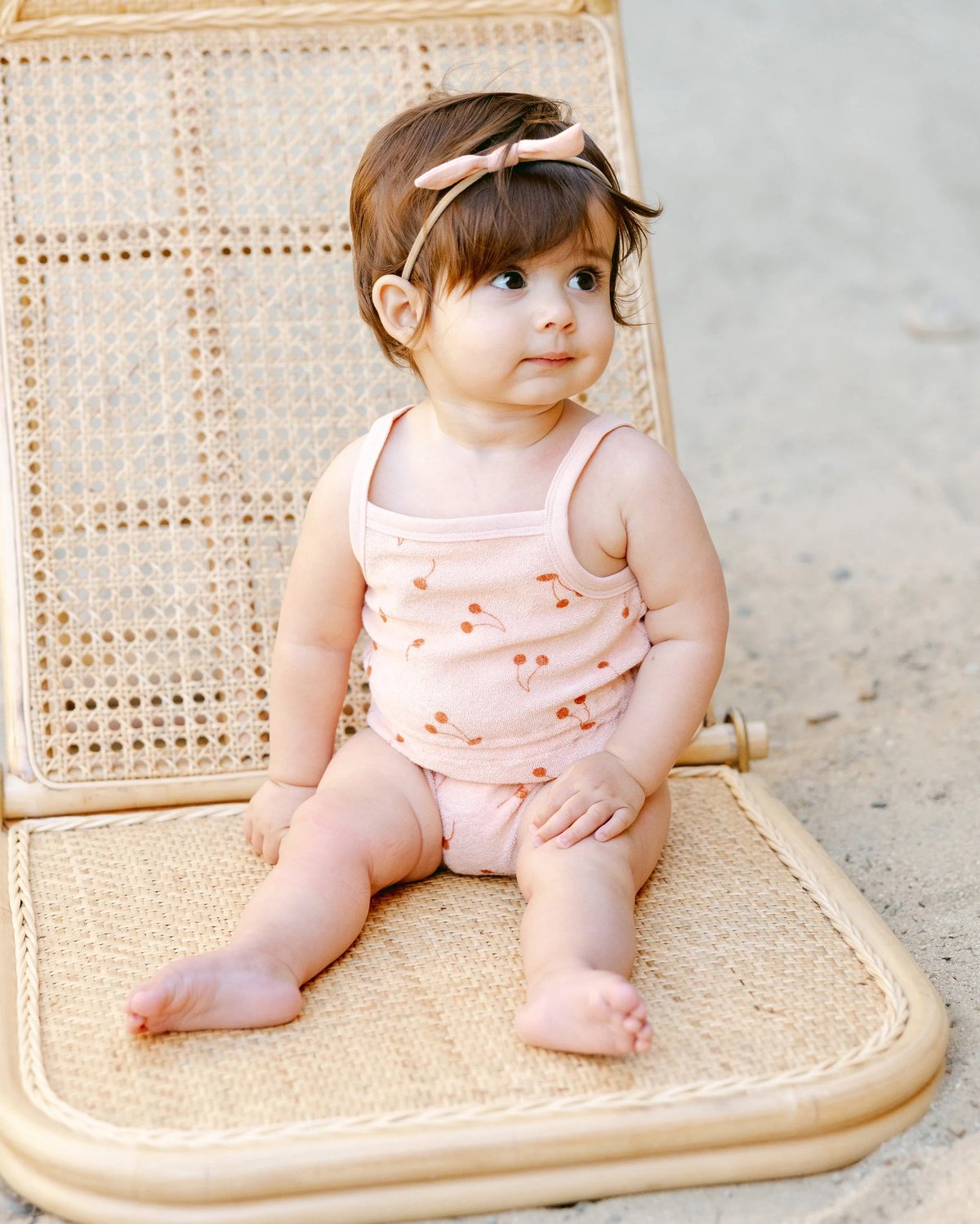 Romper Singlet – Terrystoff i Øko Bomull | Terry Cinch Romper