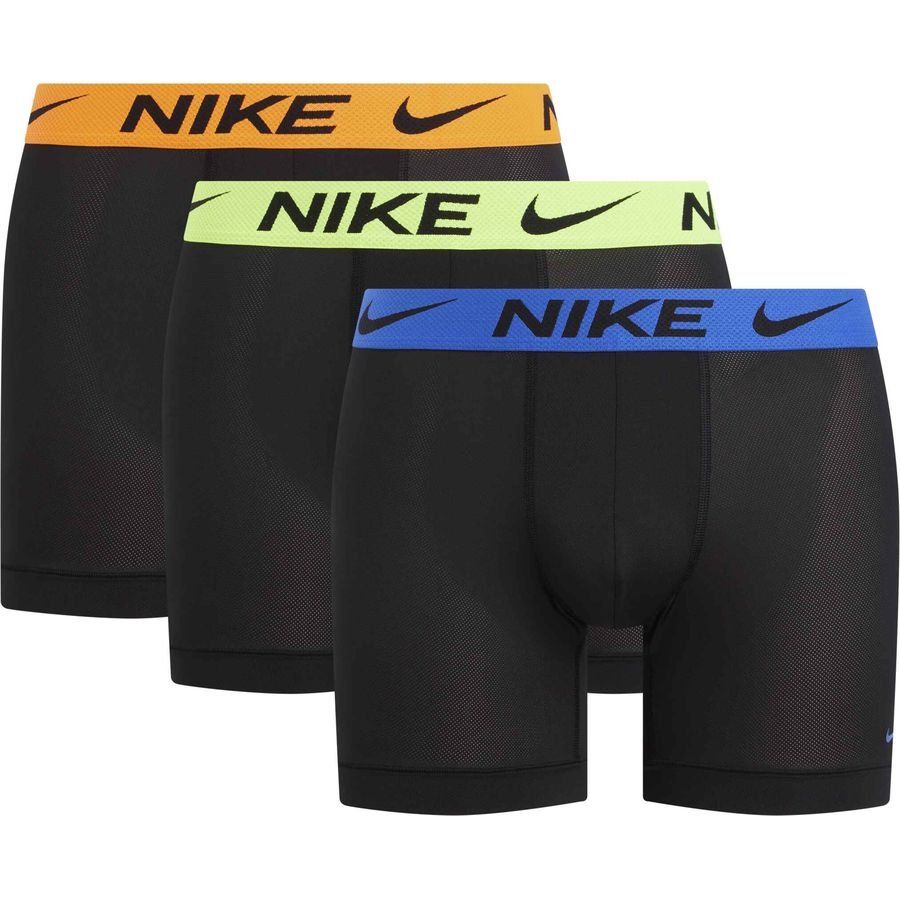 Nike Shorts Boxer Dri-FIT Advanced Micro Pack de 3 - Noir/Bleu/Jaune Fluo/Orange