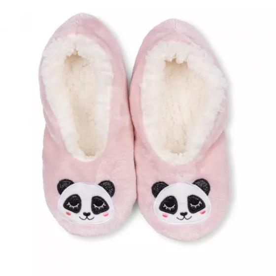 Chaussons panda ROSE MERRY SCOTT