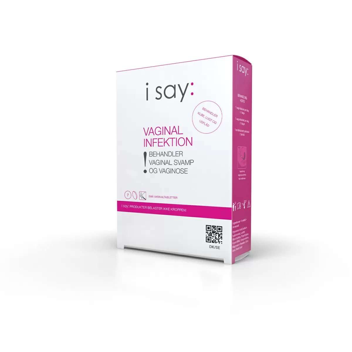 I say: Vaginal Infektion - 7 vaginaltabletter