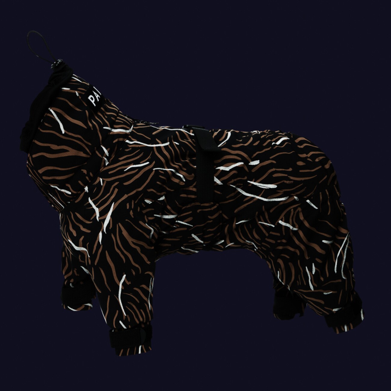 Paikka Winteranzug Coal schwarz-meliert / schwarz 30 cm