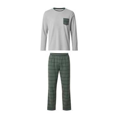Pyjama jersey bas rayé