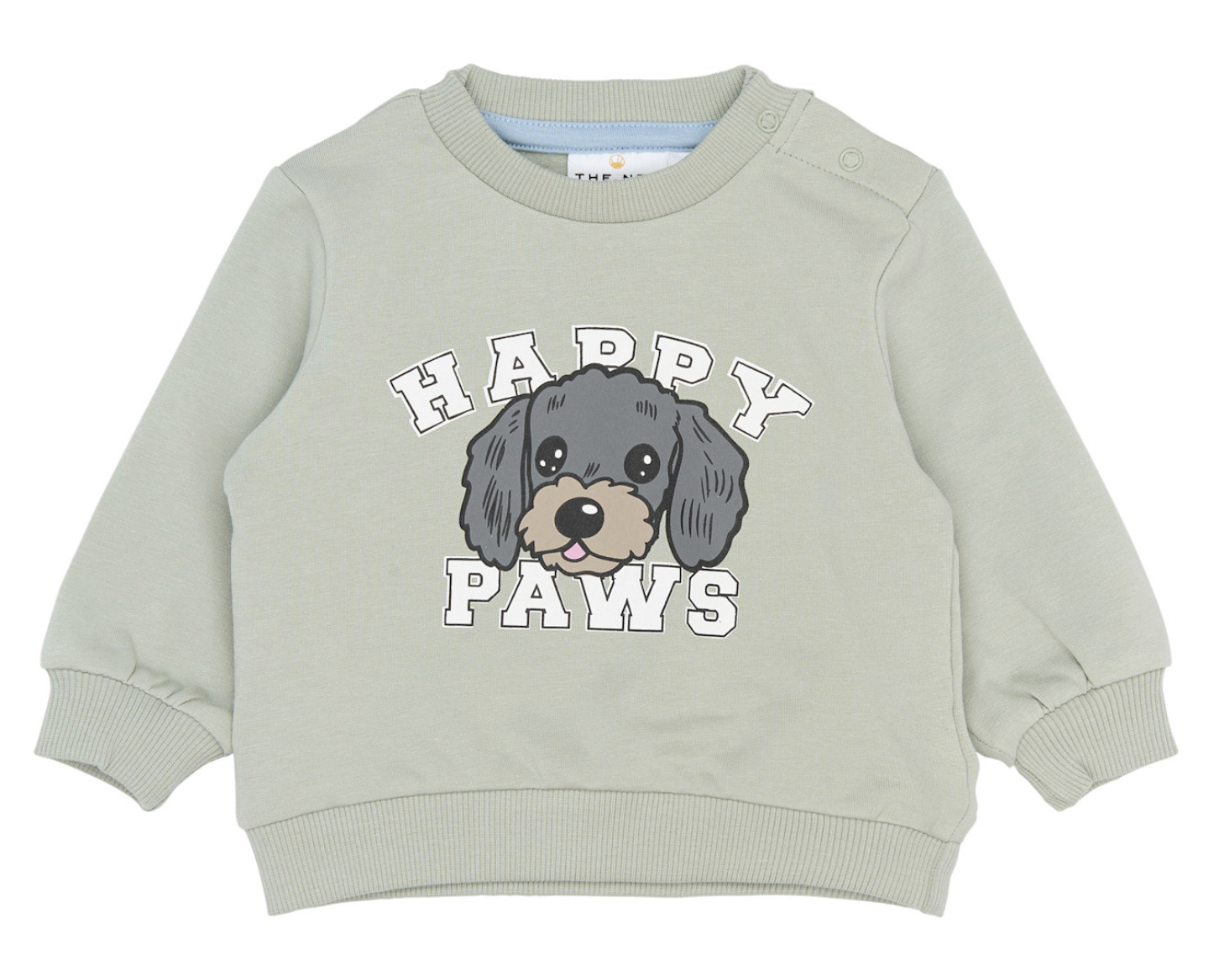 The New Siblings The New Siblings sweatshirt Sacarias aqua grey