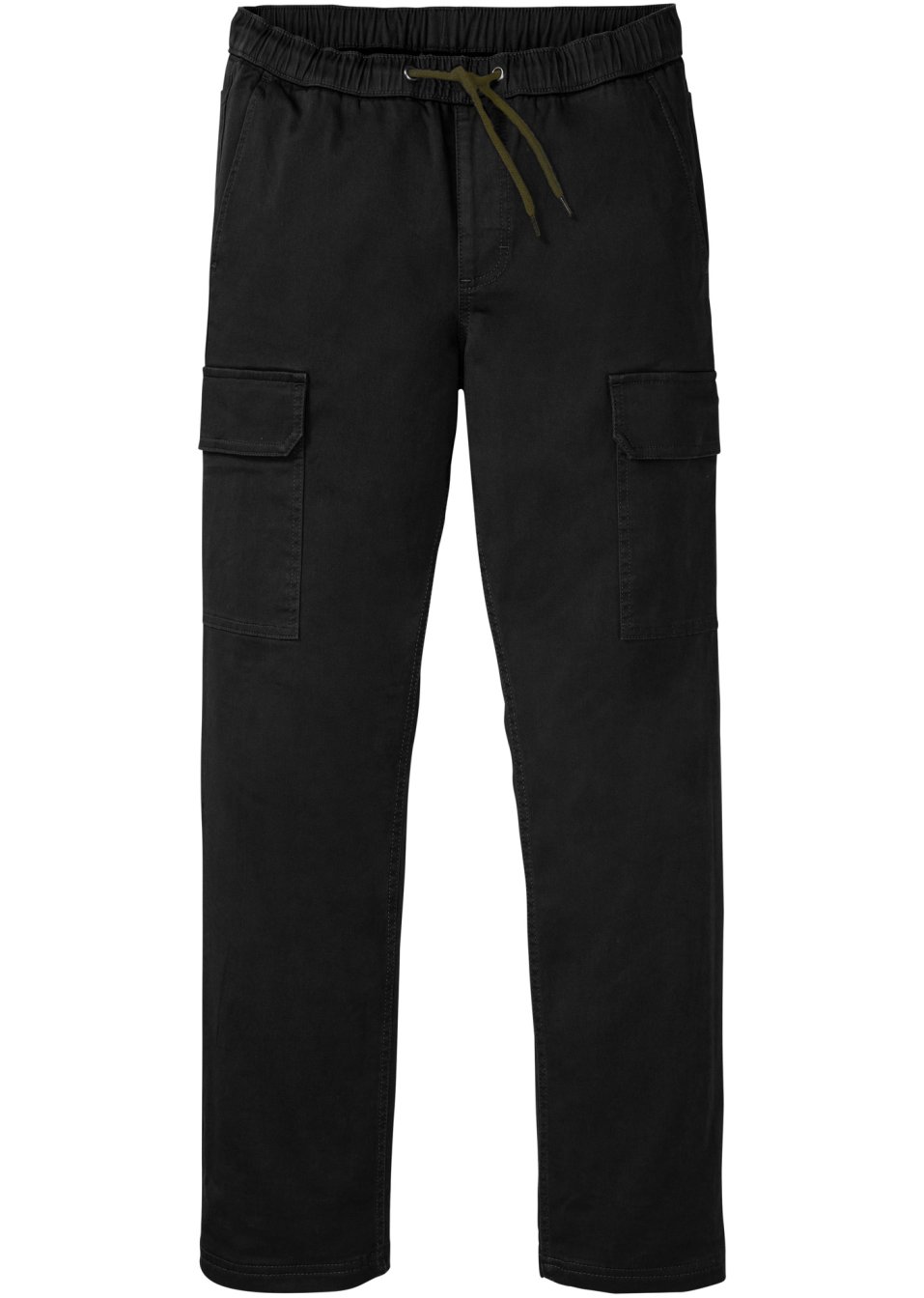 Pantalon extensible taille élastique thermo Regular Fit, Straight