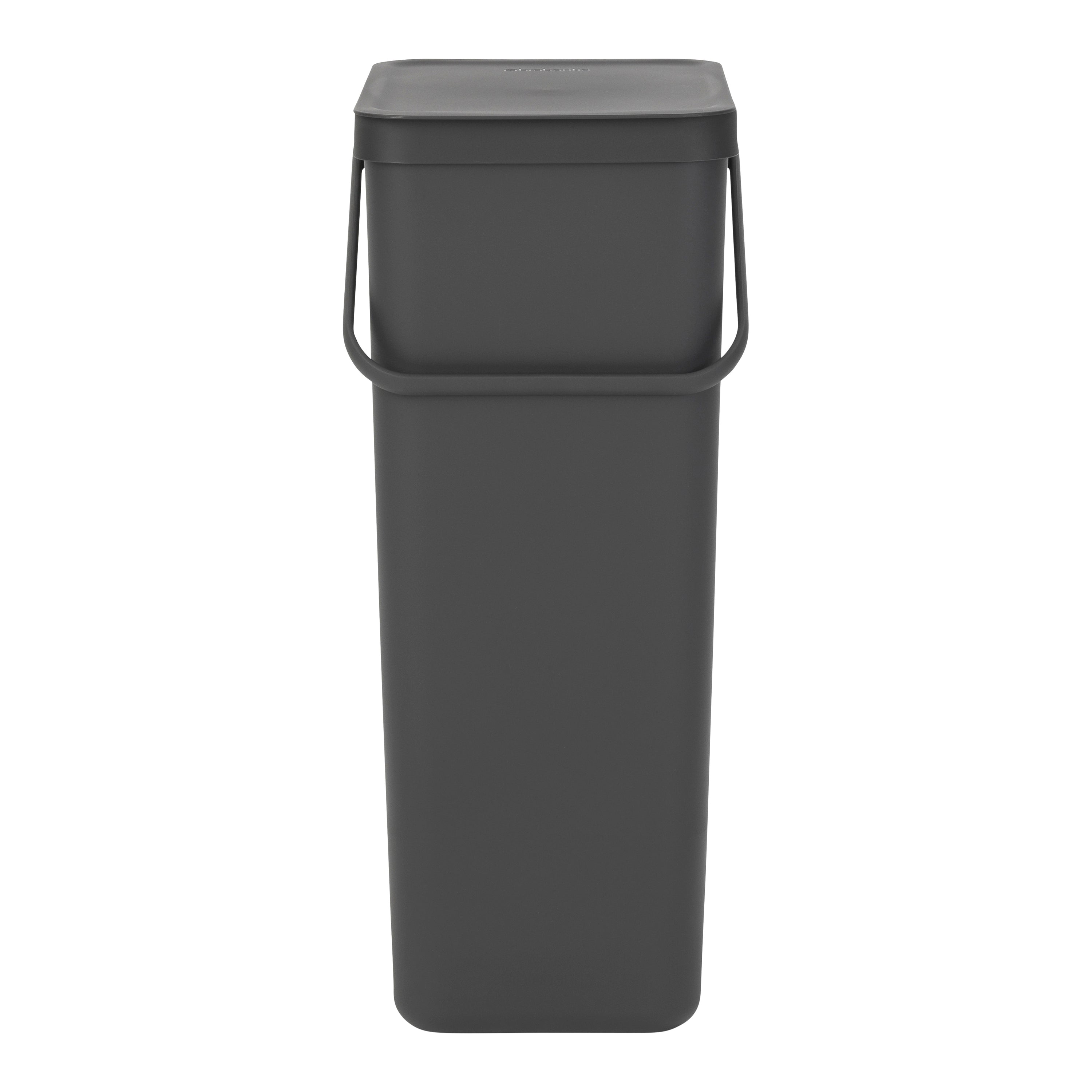 Brabantia Sort & Go Afvalemmer 40 L - Donkergrijs