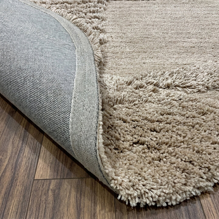 Organisch vloerkleed - Odette Shapes Taupe